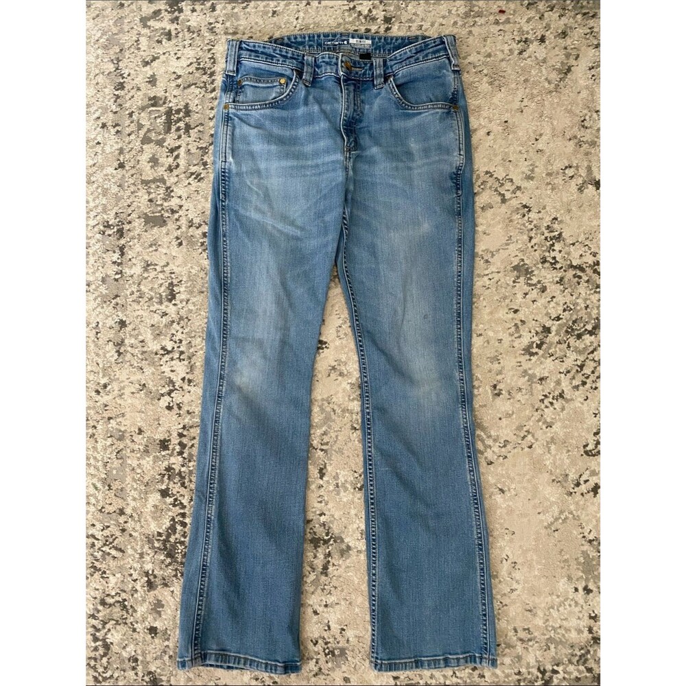 Carhartt Men's Slim Tapered Rugged Flex Work Jeans Sz 32/32